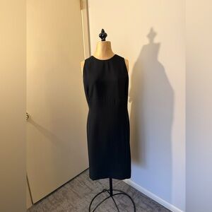 Rena Rowan Classic Black Midi Dress